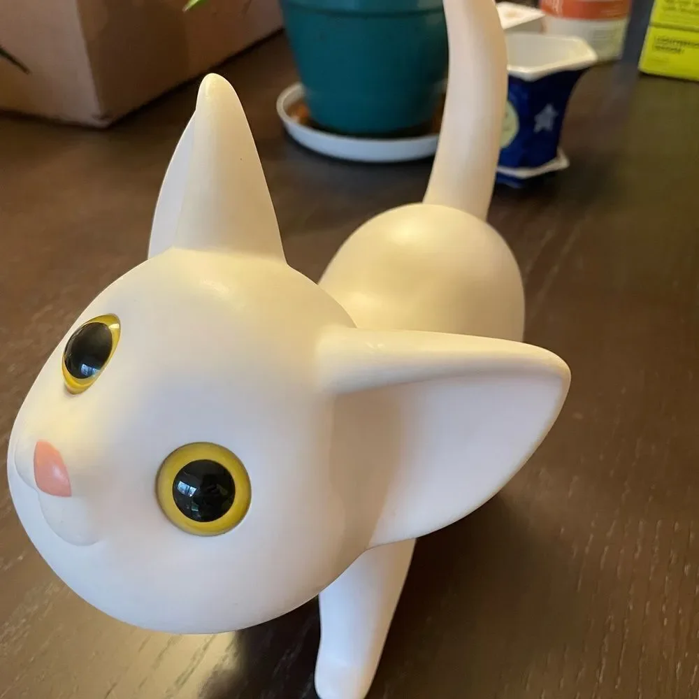 Semk KAT White Cat Original Collar Bank Cute Decor SEMK KAT